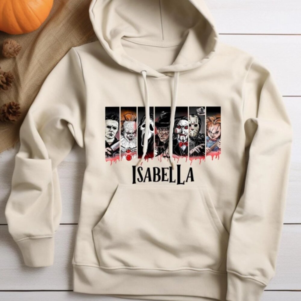 Horror Characters Friends Sweatshirt Hoodie Halloween Gift